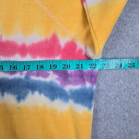 ISMBS Sweatshirt Size Medium Yellow Tie Dye I Stole My Boyfriend's Shirt Tultex - Picture 14 of 16